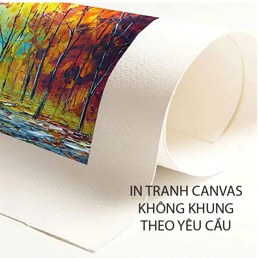 In vải canvas